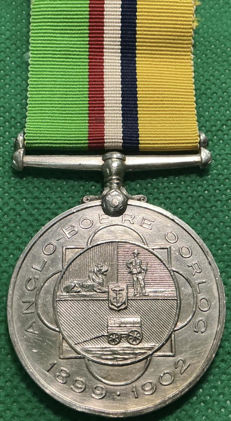 ANGLO BOER WAR OORLOG MEDAL, KRUGERSDORP COMMANDO, P.O.W AT DOORNFONTEIN 24-3-1902 — image 2