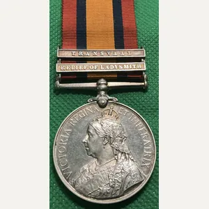 QSA, RELIEF OF LADYSMITH & TRANSVAAL, IMPERIAL LIGHT INFANTRY, WOUNDED …
