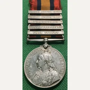 5 BAR QSA, BUGLER,15th NORTHUMBERLAND IMPERIAL YEOMANRY, FROM SOUTH SHIELDS