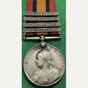 4 BAR QSA, 2nd ROYAL IRISH FUSILIERS, WOUNDED MACHADODORP 16-1-1901