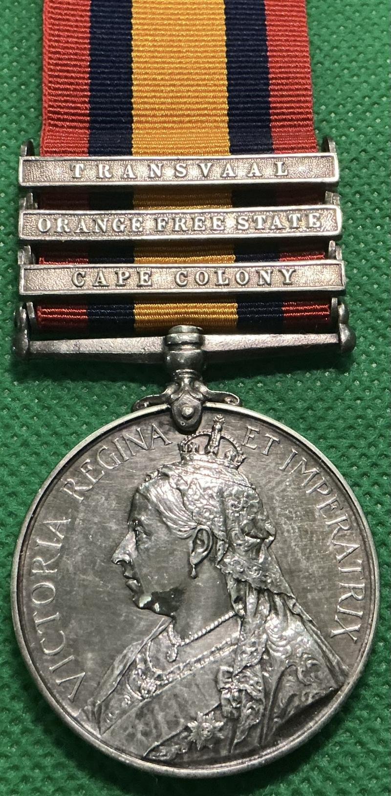 3 BAR QSA, O BATTERY R.H.A, DIED PRETORIA 23-12-1900 — image 2