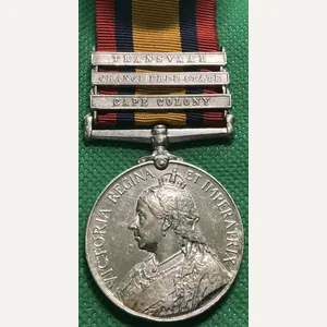 3 BAR QSA, 1st HIGHLAND LIGHT INFANTRY, P.O.W SWALKRANT 4-6-1900 …