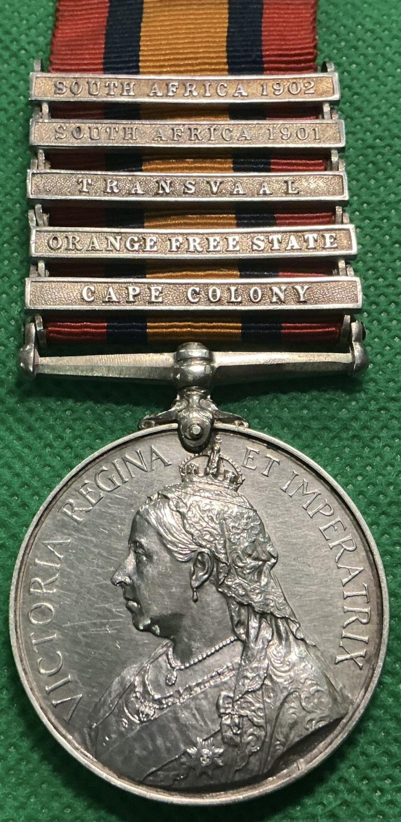 5 BAR QSA, 110th NORTHUMBERLAND, IMPERIAL YEOMANRY — image 2