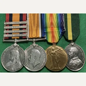 QSA, WW1 PAIR & GV T.F.E.M, 6th GORDON HIGHLANDERS, FROM …