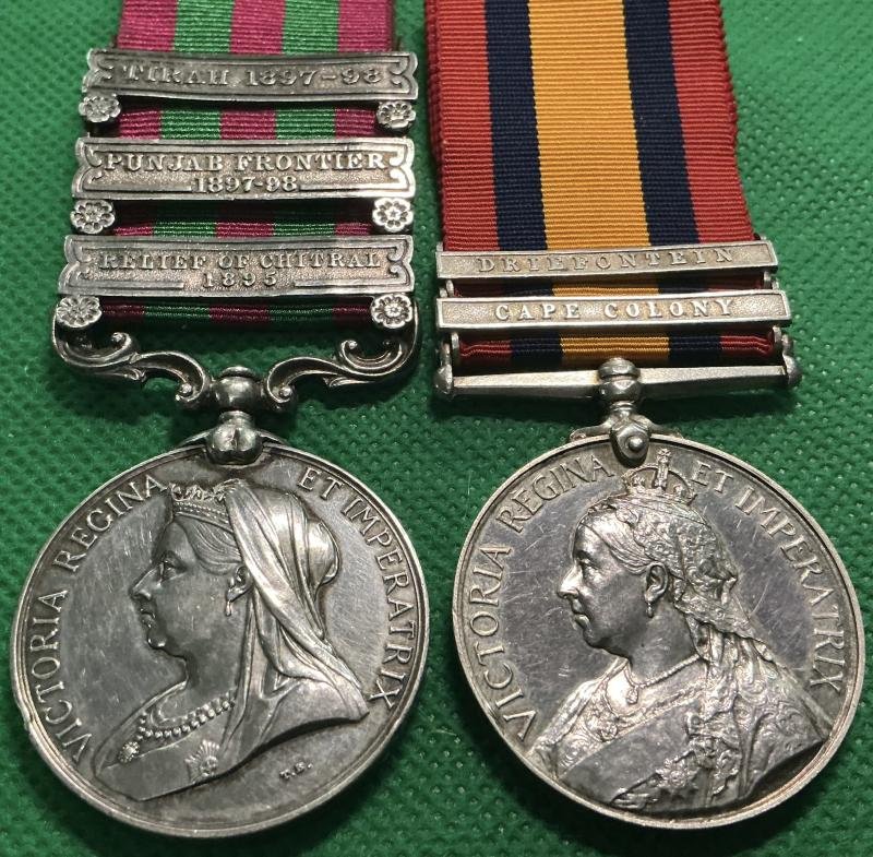 3 BAR IGS 1895 & 2 BAR QSA, 1st GORDON HIGHLANDERS, DIED BLOEMFONTEIN 6-5-1900 — image 2