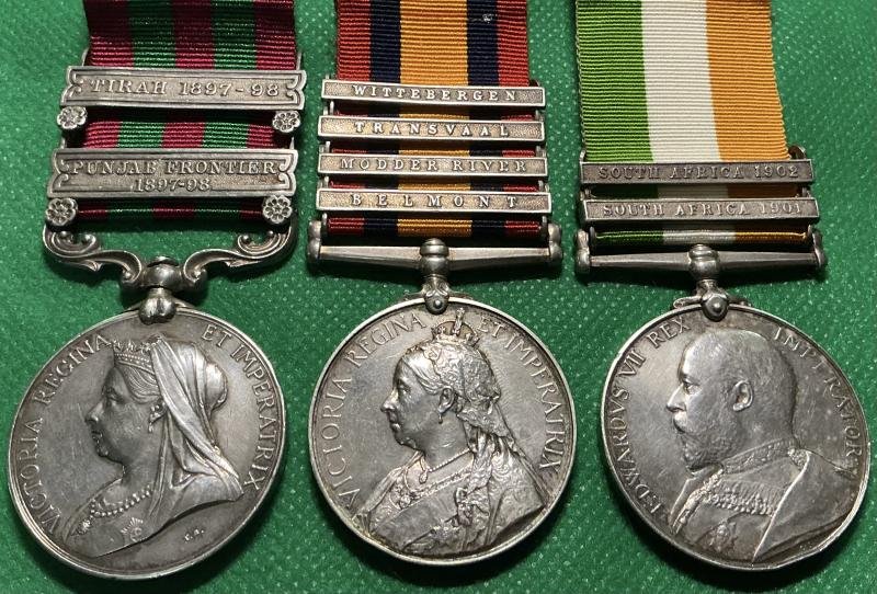 2 BAR IGS 1895 & BOER WAR PAIR, 2nd YORKSHIRE.L.I / K.O.Y.L.I — image 2