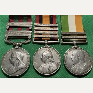 2 BAR IGS 1895 & BOER WAR PAIR, 2nd YORKSHIRE.L.I …
