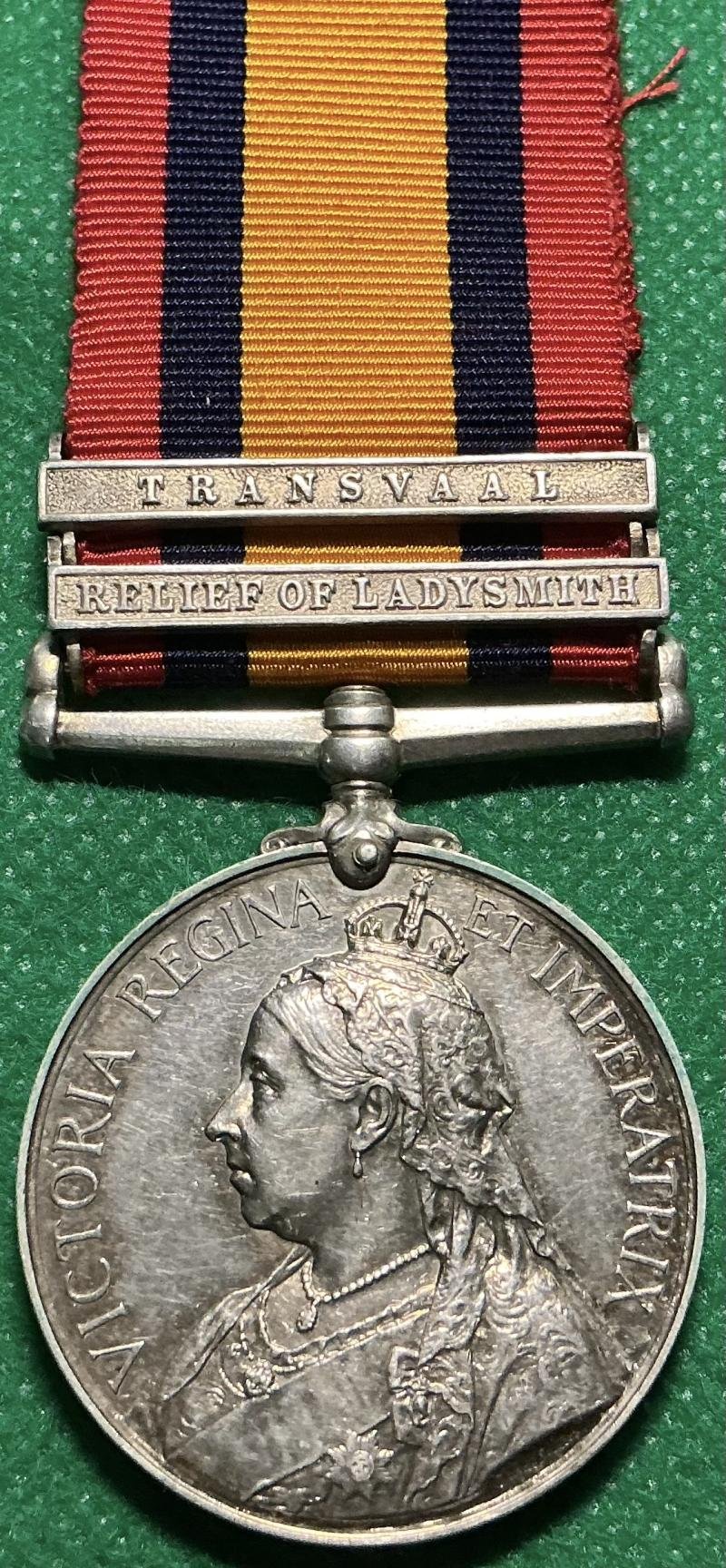 2 BAR QSA, 2nd ROYAL SCOTS FUSILIERS, P.O.W COLENSO 15-12-1899 & DIED OF WOUNDS JOHANNESBURG 10-11-1900 — image 2