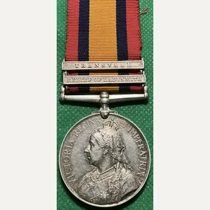 2 BAR QSA, 2nd ROYAL SCOTS FUSILIERS, P.O.W COLENSO 15-12-1899 …