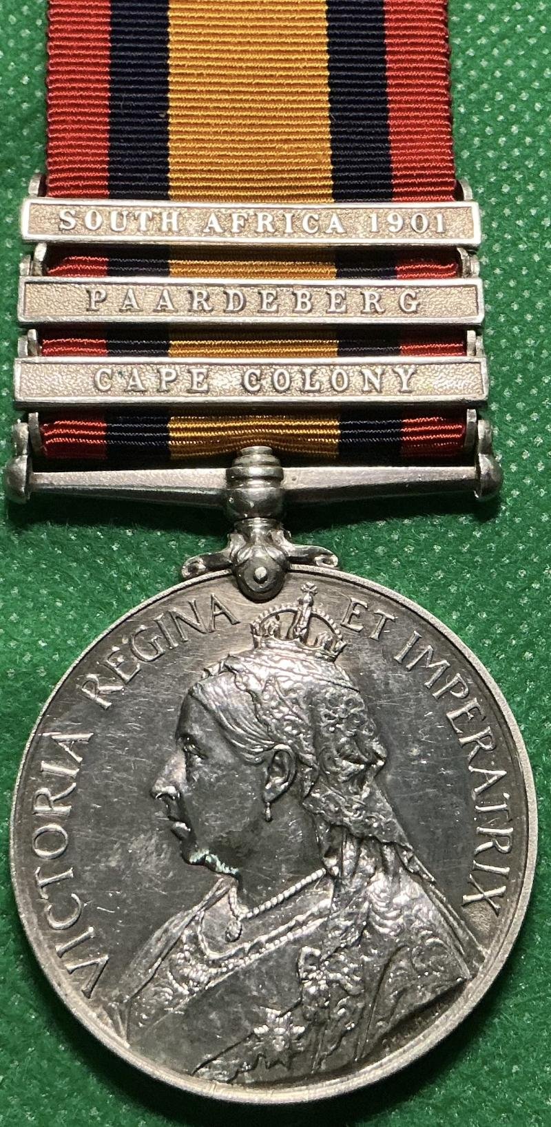 3 BAR QSA, 2nd BLACK WATCH, TWICE WOUNDED, MAGERSFONTEIN 11-12-99 & PAARDEBERG 18-2-1900 — image 2