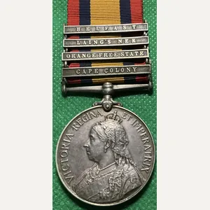 4 BAR QSA, 2nd GORDON HIGHLANDERS, WOUNDED LYDENBURG 8-9-1900