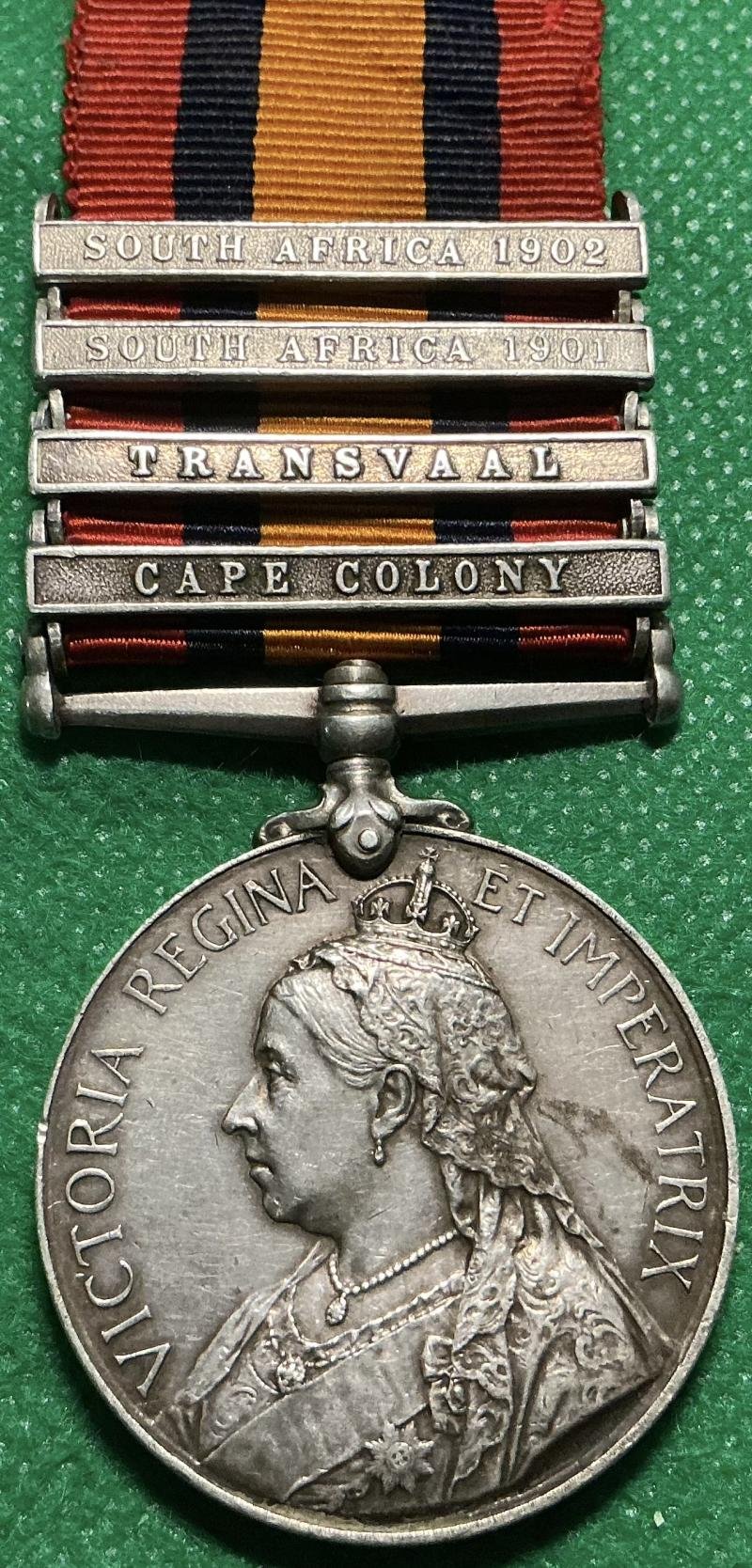 4 BAR QSA, SQ.SJT.MJR, 89th MONTGOMERYSHIRE IMPERIAL YEOMANRY, DIED KLERKSDORP 4-5-1902 — image 2