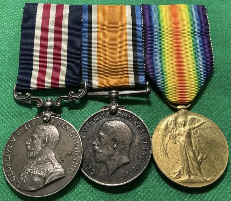 WW1 MILITARY MEDAL (MM) & PAIR, 9th TANK CORPS, FROM SELBY — image 2