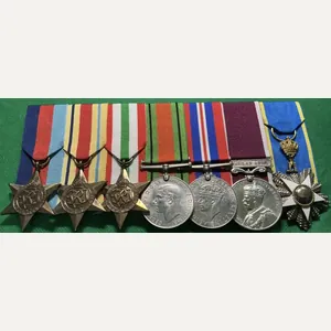 WW2 DUKE OF WELLINGTONS REGIMENT, OFFICERS LONG SERVICE GROUP WITH …