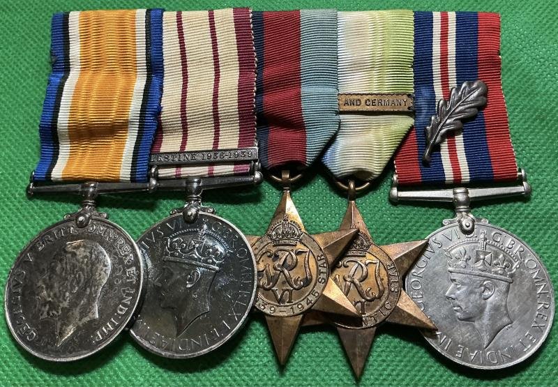 WW1 & WW2 ROYAL NAVY GROUP WITH NGS PALESTINE 1936-39 & WW2 M.I.D — image 2