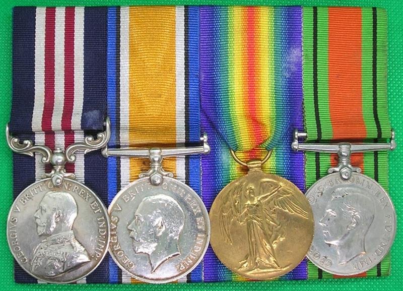 WW1 & WW2 MILITARY MEDAL GROUP, 1st LEICESTER REGT & WELSH REGT, A JEWISH RECIPIENT FROM CARDIFF, LISTED IN THE BRITISH JEWRY BOOK OF HONOUR — image 2