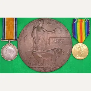 WW1 PAIR & MEMORIAL PLAQUE, ROYAL ENGNEERS, DIED MESOPOTAMIA 27-6-1916, …