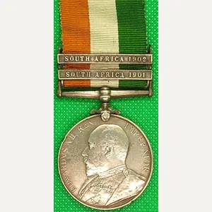 KINGS SOUTH AFRICA MEDAL, NORTH STAFFORDSHIRE REGIMENT
