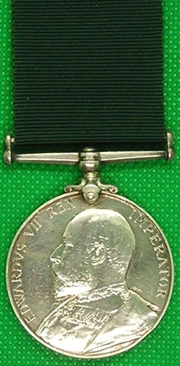 EVII VOLUNTEER LONG SERVICE MEDAL, 1st V.B.NORTH STAFFORDSHIRE.REGT — image 2