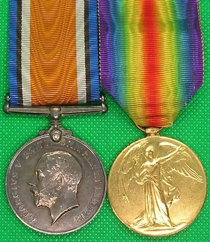 WW1 PAIR, LANCASHIRE FUSILIERS, DISCHARGED WITH A SILVER WAR BADGE — image 2