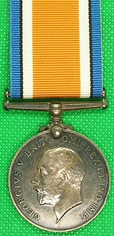 WW1 BRITISH WAR MEDAL, 4th CANADIAN INFANTRY — image 2