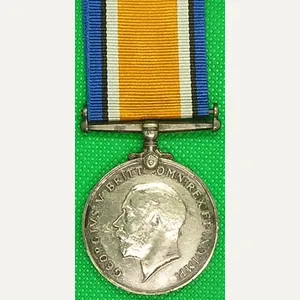 WW1 BRITISH WAR MEDAL, SASKATCHEWAN REGIMENT, SOLE ENTITLEMENT
