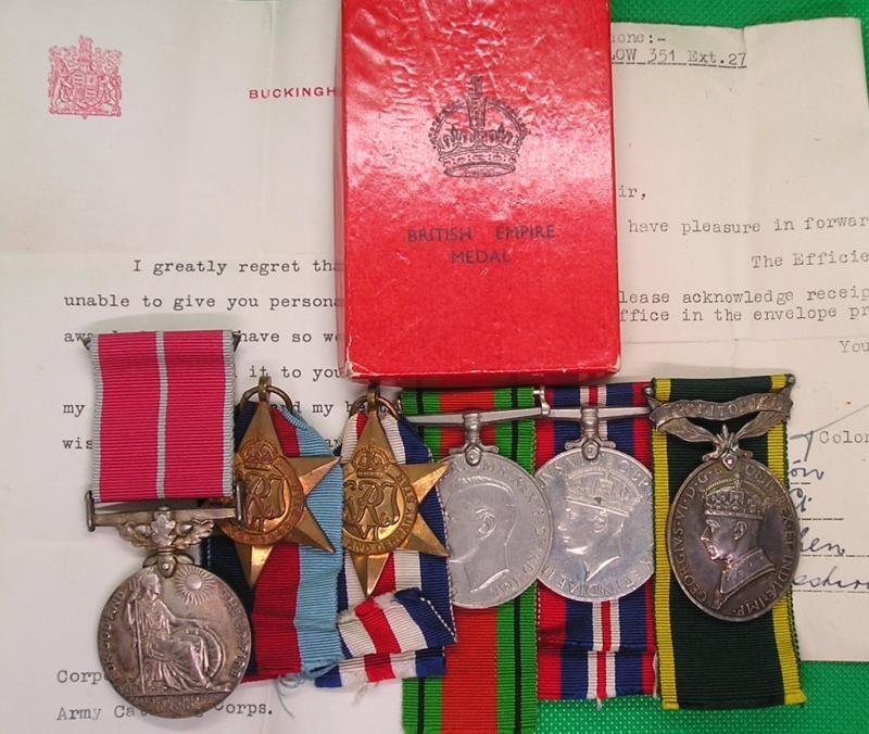 WW2 MILITARY B.E.M GROUP, A.C.C, HQ, 44th.L.INFANTY.BDE,15th SCOTTISH DIVISION — image 2