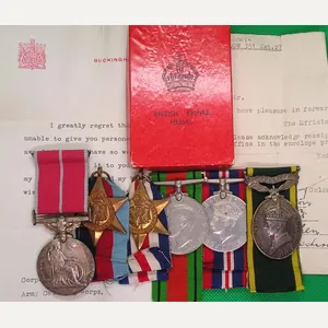 WW2 MILITARY B.E.M GROUP, A.C.C, HQ, 44th.L.INFANTY.BDE,15th SCOTTISH DIVISION