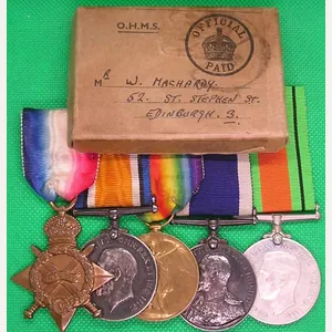 1914-15 TRIO & GV RN LS&GC, BLACK WATCH & ROYAL …