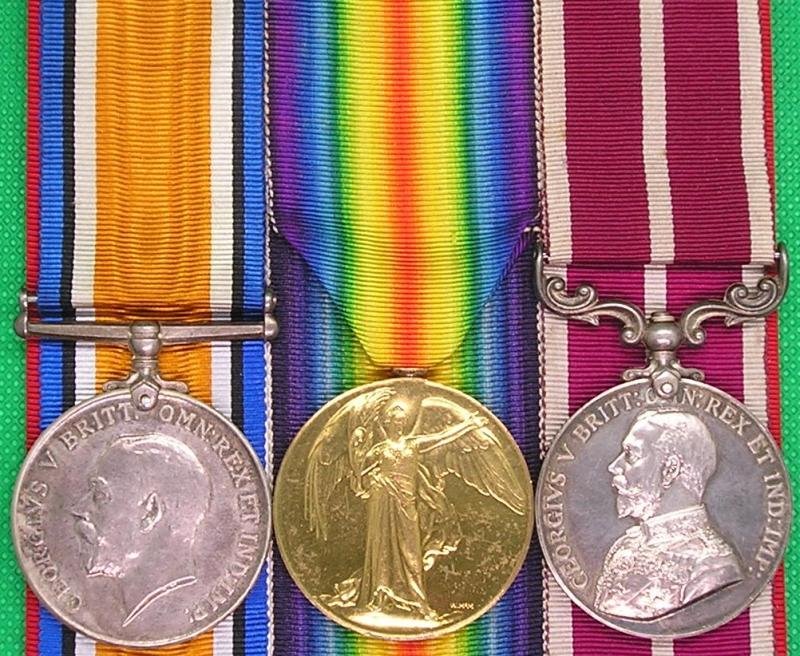 WW1 IMMEDIATE M.S.M & PAIR, 1/4th W.RID.R, FROM HALIFAX — image 2