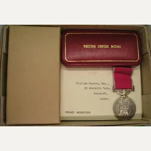 MINT CASED EIIR CIVIL BRITISH EMPIRE MEDAL, BRITISH RAILWAYS, HUNSLET, …