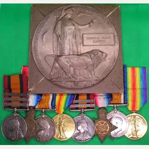 WW1 FAMILY GROUP TO BROTHERS, BOTH OFFICER CASUALTIES, NORTH STAFF.R, …