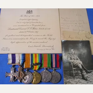 WW1 & WW2 MILITARY CROSS GROUP, 8th SHROPSHIRE LIGHT INFANTRY, …