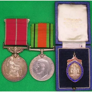 GVIR MILITARY B.E.M GROUP, 2nd BATTALION WIGTOWN, HOME GUARD, WITH …