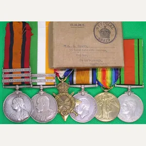 BOER WAR, WW1 & WW2 GROUP, E.LANC.R, RFA, R.A.F, FROM …