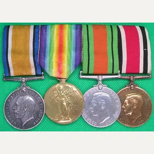 WW1 & WW2 GROUP 2/8th DURHAM LIGHT INFANTRY & SPECIAL …