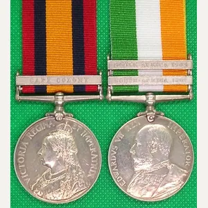 QSA & KSA PAIR, OFFICER, 4th NORTH STAFFORDSHIRE REGT
