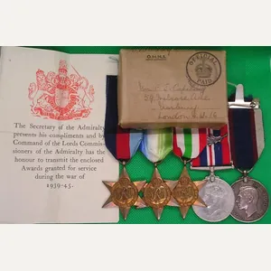 MINT BOXED WW2 R.NAVY / R.F.R GROUP, M.I.D 1945, FROM …