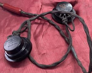 WWII USAAF Flying Helmet Wiring Loom