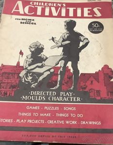 WWII CHILDREN'S ACTIVITIES BOOK