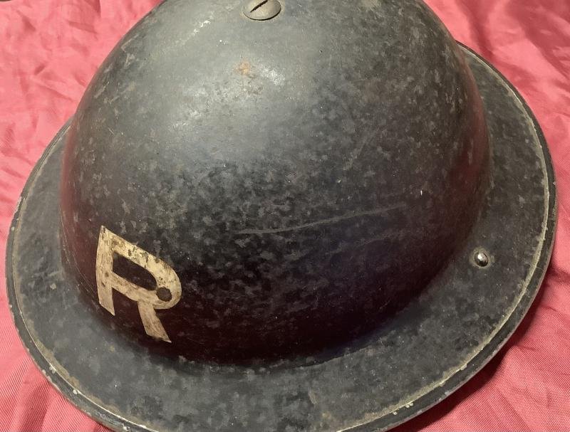 WWII ARP RESCUE HELMET — image 2