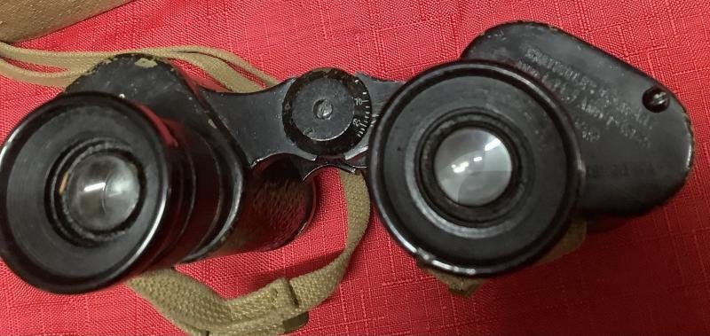 WWII BRITISH ARMY BINOCULARS — image 2