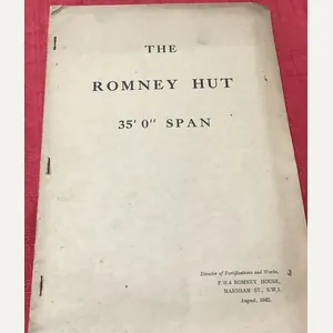 WWII 'THE ROMNEY HUT' CONSTRUCTION MANUAL