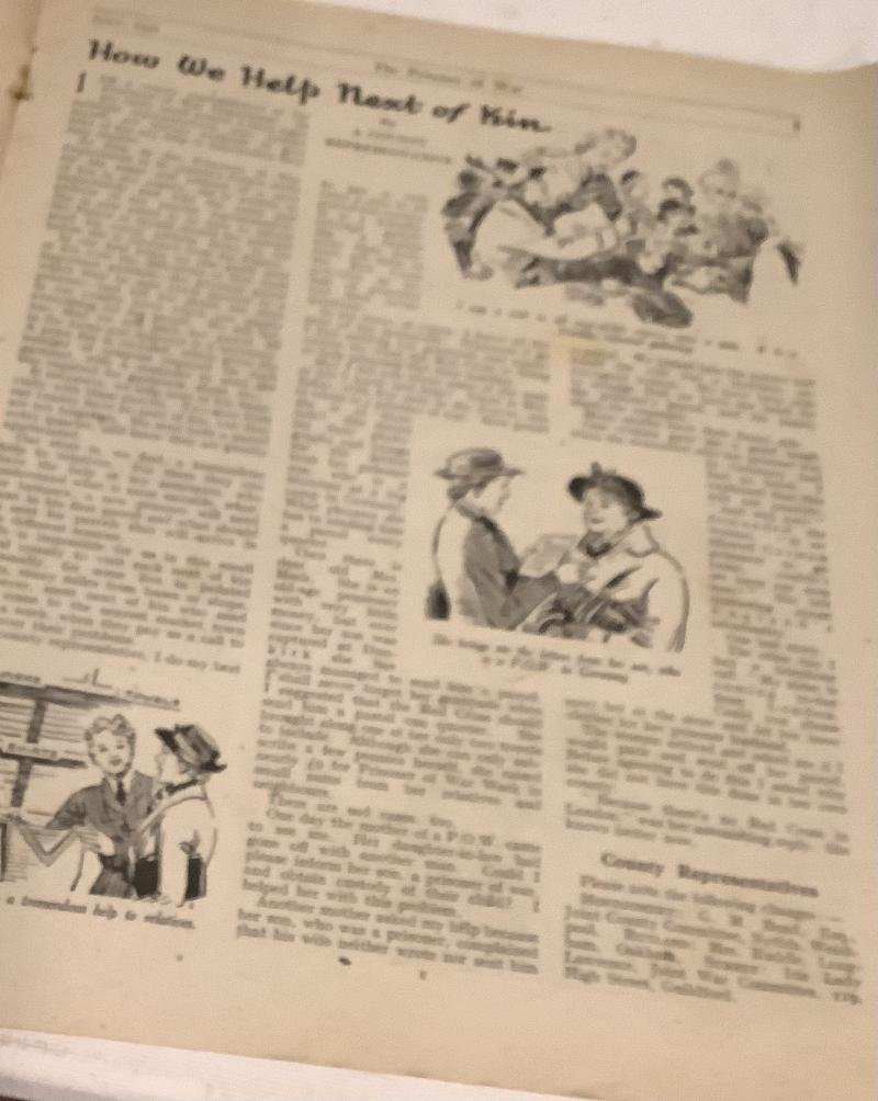WWII POW NEWSPAPER JOURNAL — image 3