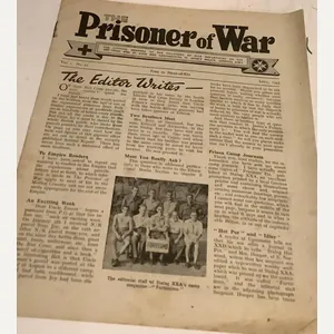 WWII POW NEWSPAPER JOURNAL