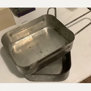 WARTIME DATED ARMY MESS TINS