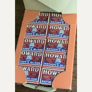 WWII HOWARDS RAZOR BLADES FULL BOX