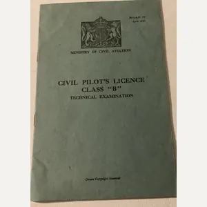 CIVIL PILOTS LICENCE BOOKLET