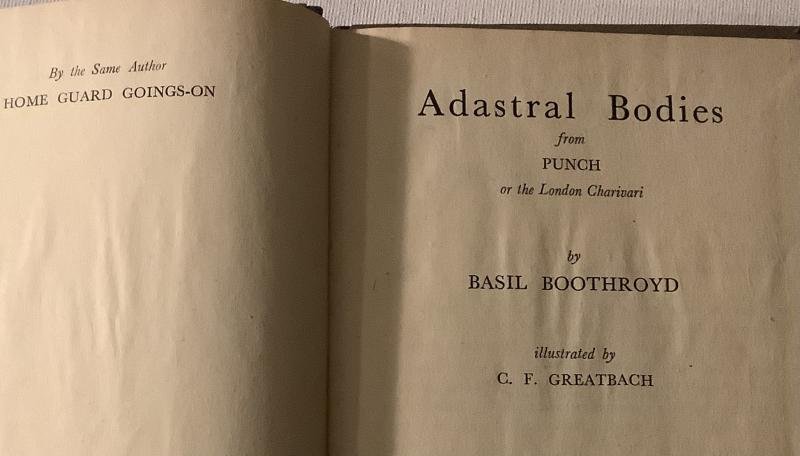 WWII ADASTRAL BODIES BOOK — image 2
