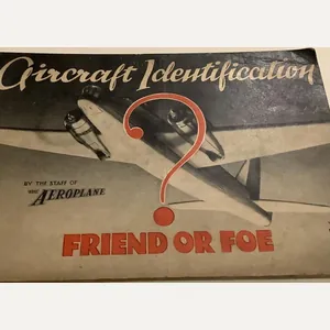 WWII AIRCRAFT RECOGNITION BOOKLET
